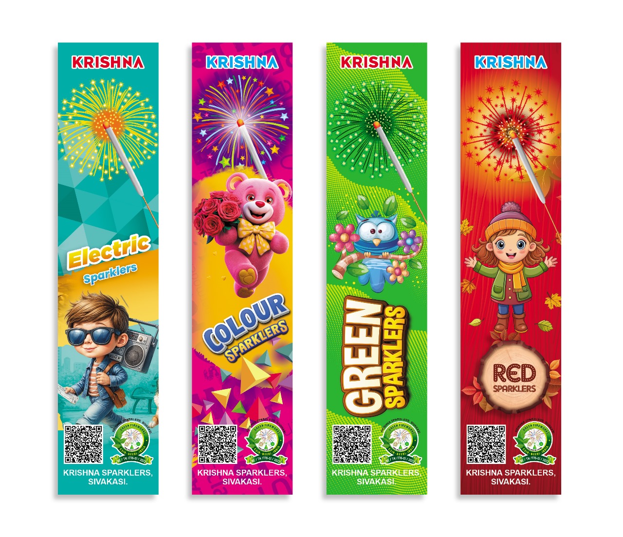 Krish Crackers 7 Cm Electric Sparklers(10box)